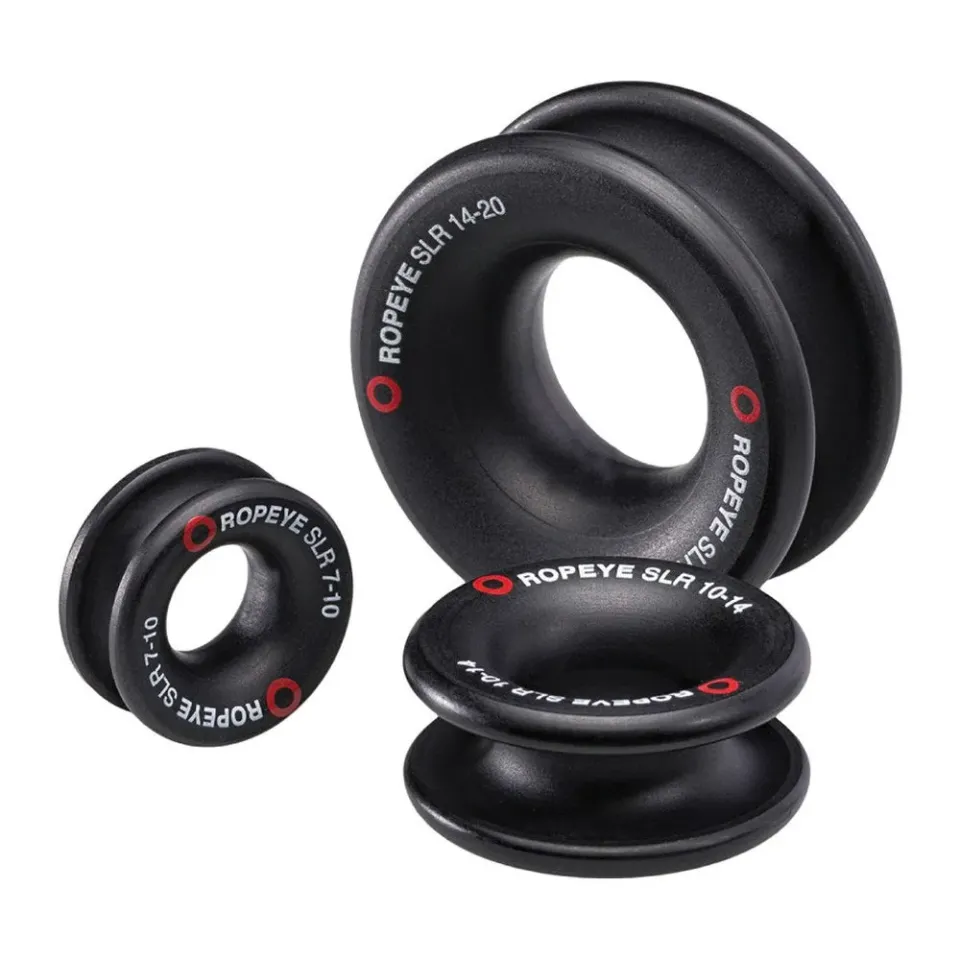 Ropeye SLR 10-14 anneau friction alu bout textile