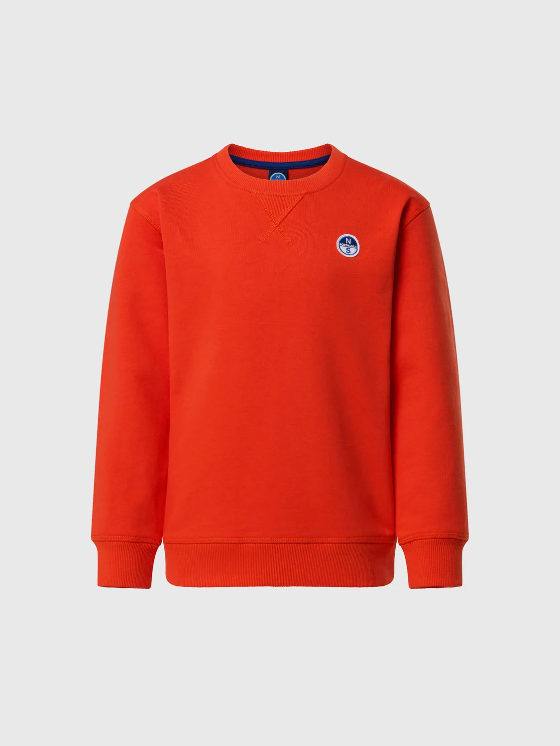 North Sails sweatshirt enfant coton bio patch logo