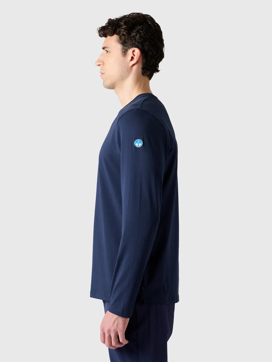 North Sails Jersey t-shirt manche longue homme bleu marine