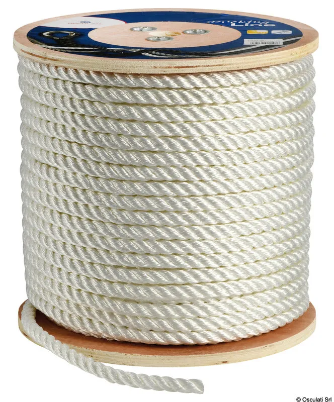easysea cordage blanc 3 torons 8 mm bobine 200 m