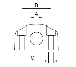 Sea Sure Fairlead 25-66 guide-corde acier 7mm