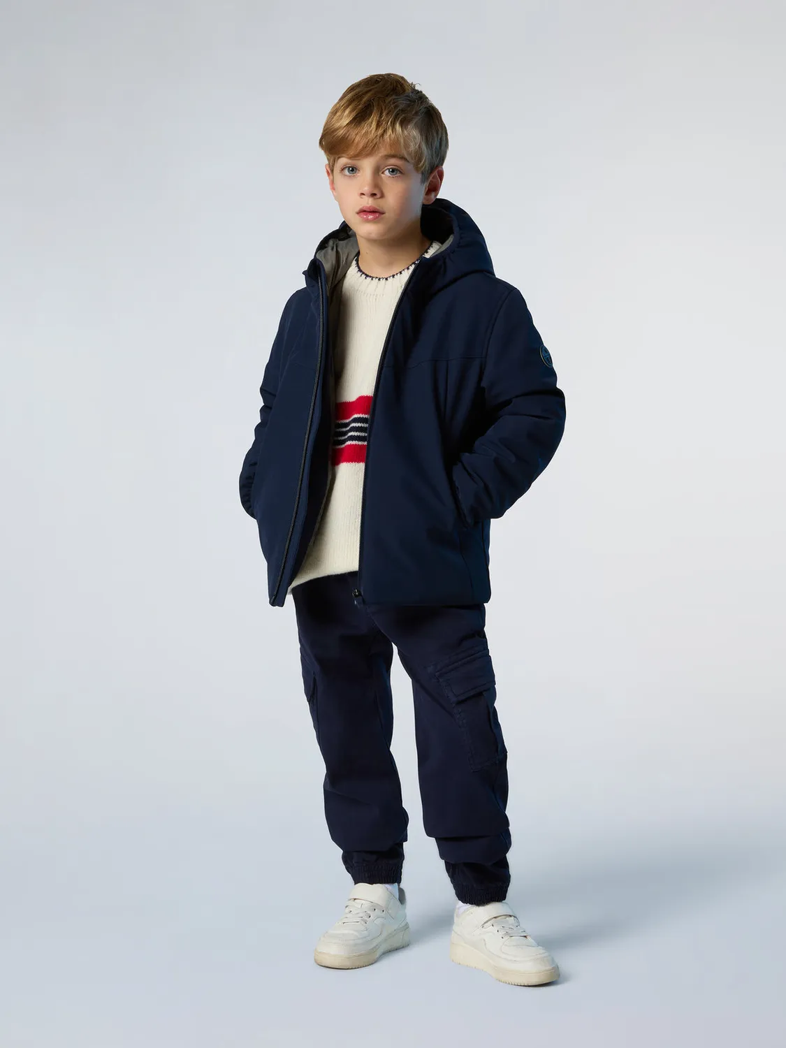 North Sails Hobart veste softshell enfant recyclée imperméable