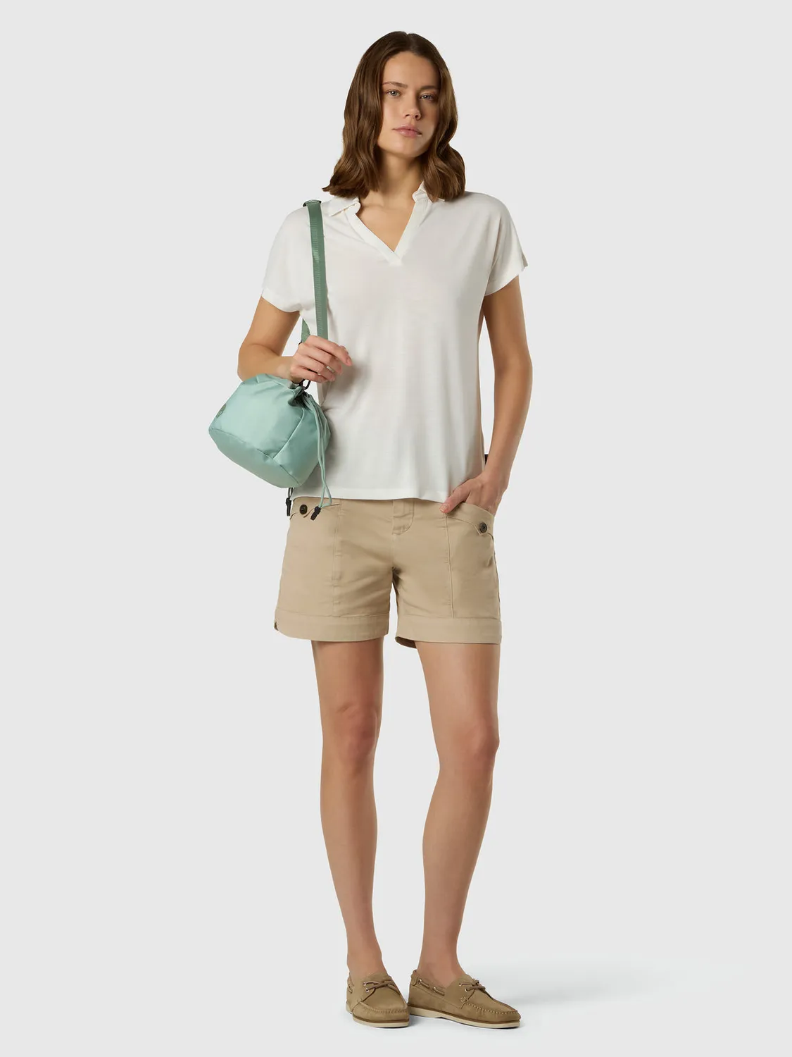 North Sails Slub polo jersey sans boutons