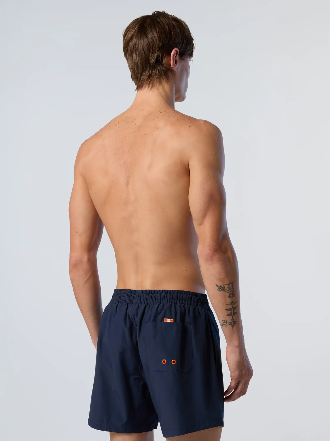 North Sails short de bain logo bleu marine