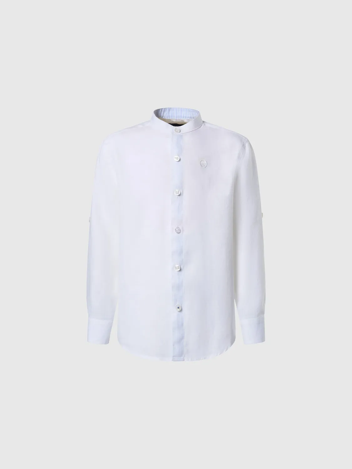 North Sails chemise enfant col mandarin lin européen