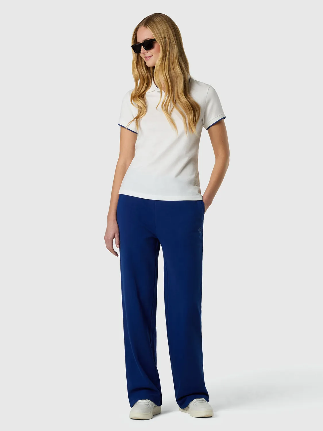 North Sails polo modal femme boutons nacre doux