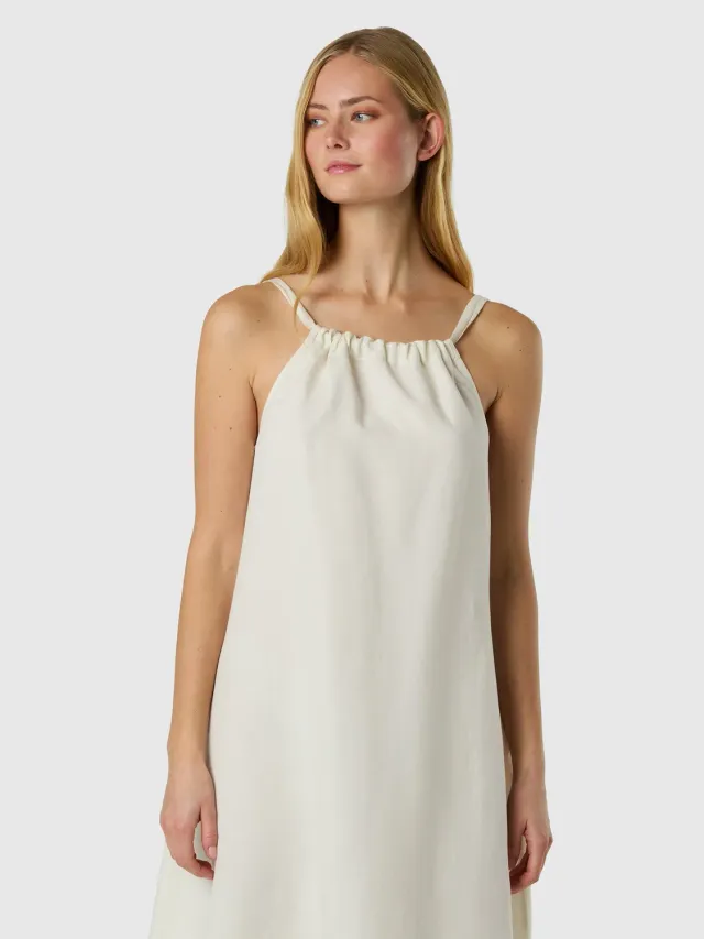 North Sails robe col froncé cordon Marshmallow femme