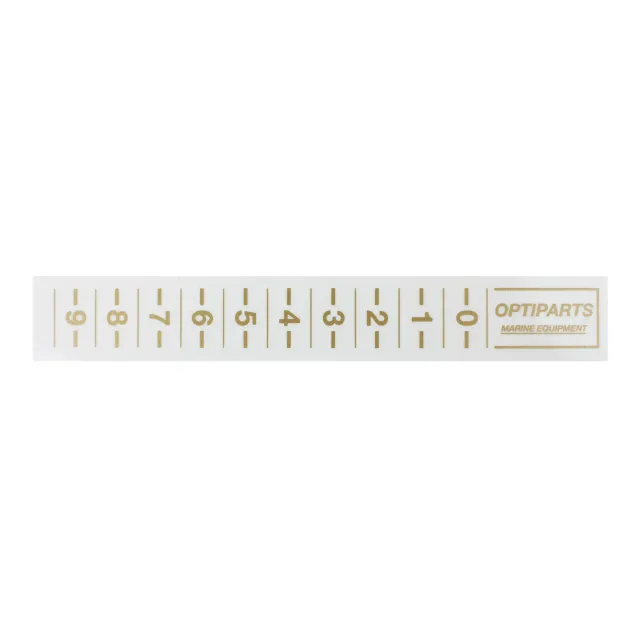 Optiparts EX1358G bande de trim bôme dorée 16 cm