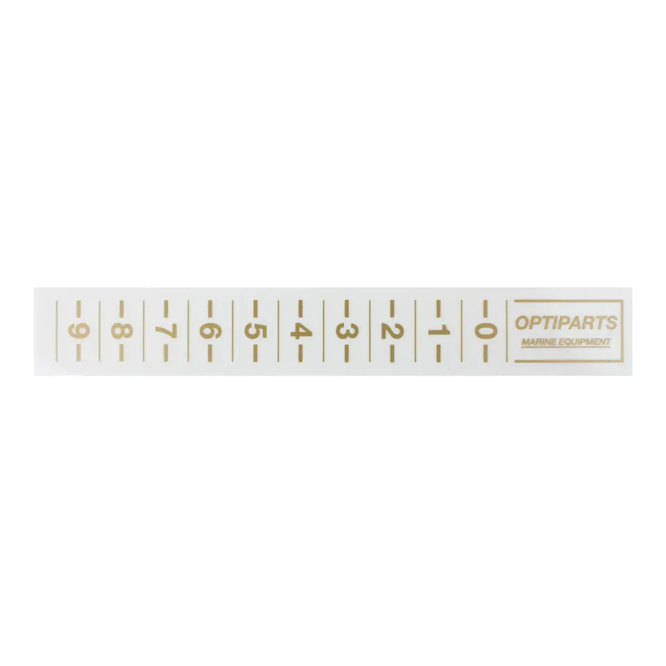 Optiparts EX1358G bande de trim bôme dorée 16 cm
