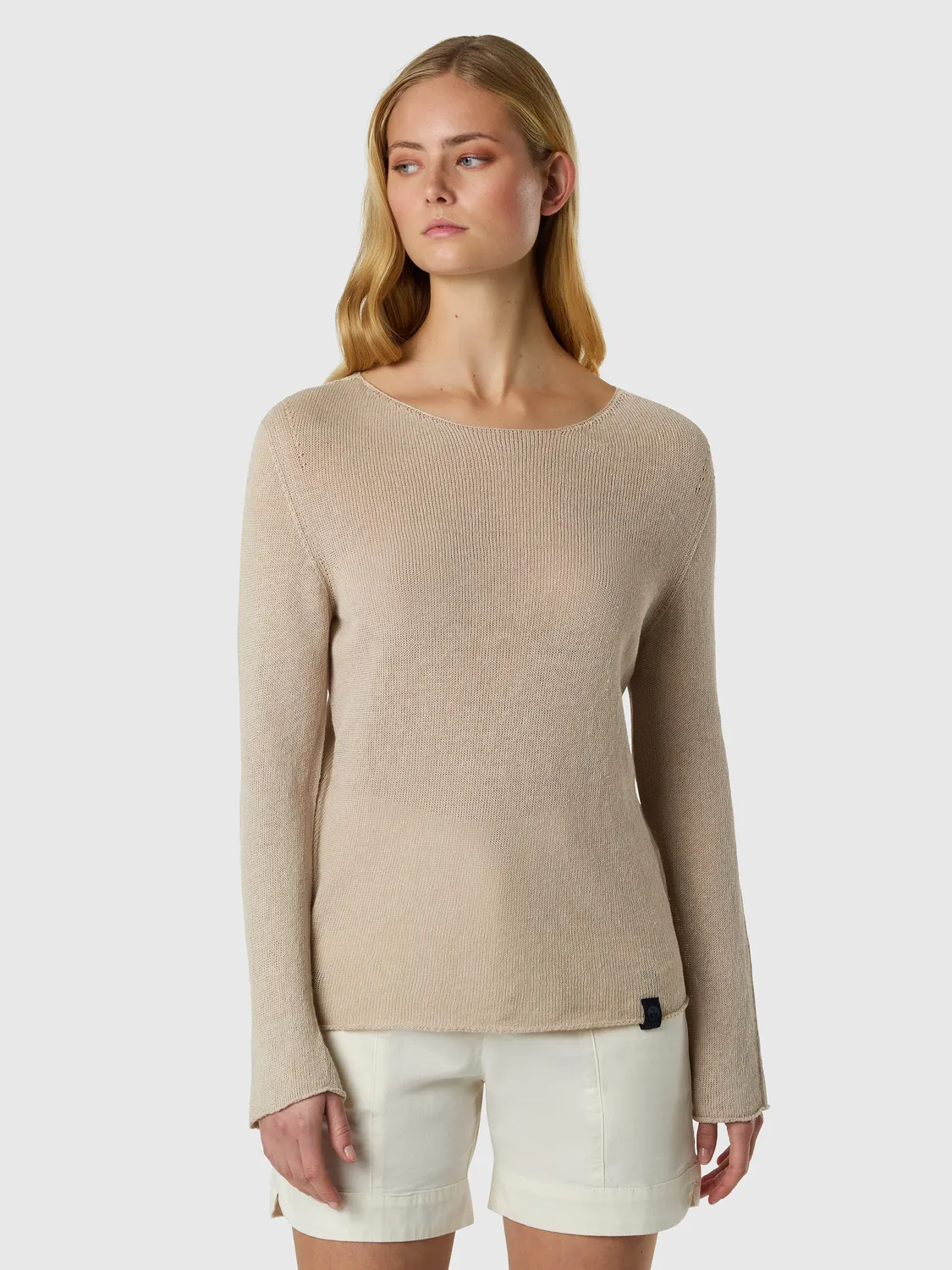 North Sails Seamless pull col bateau femme sans coutures