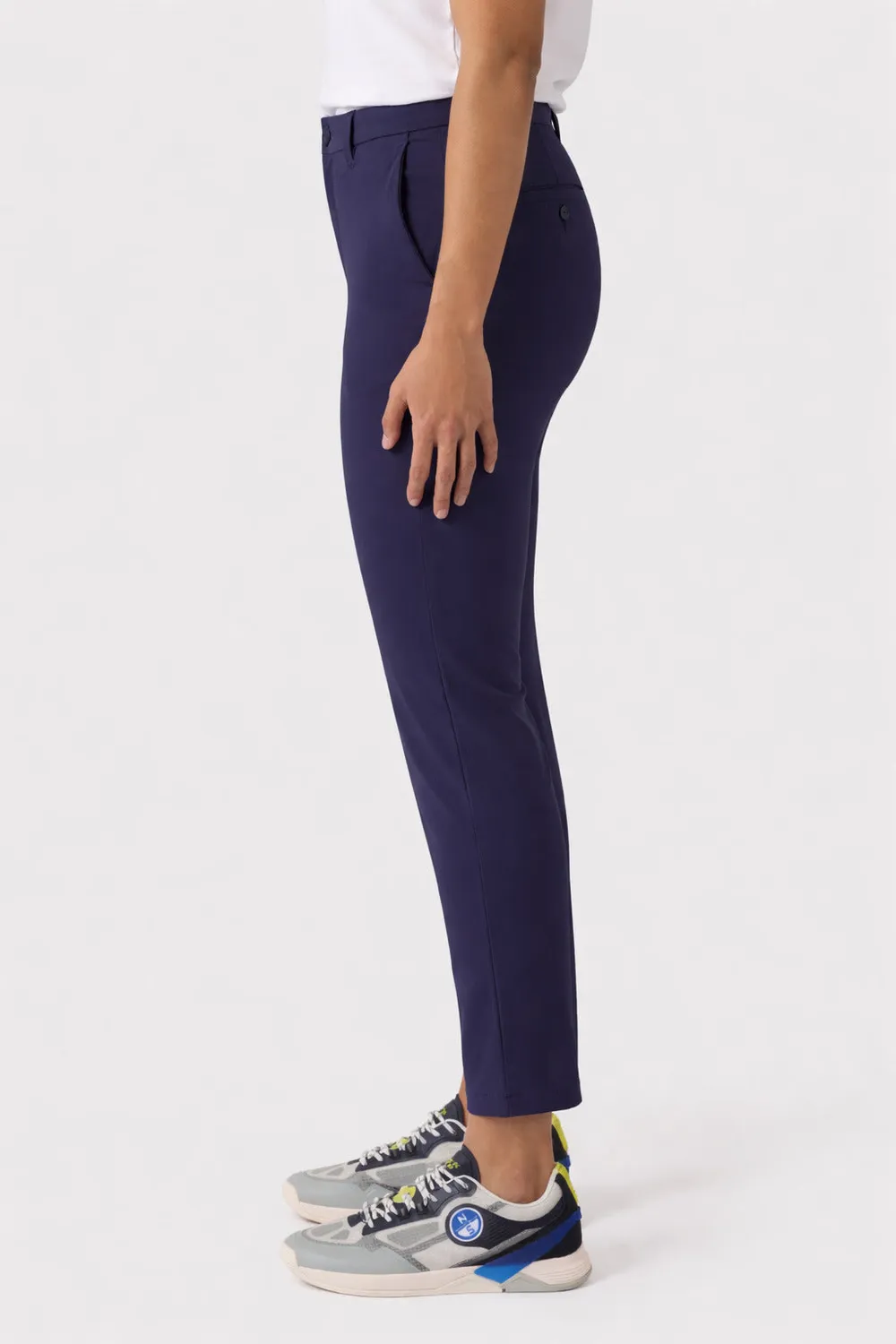 North Sails Tech Chino pantalon femme bleu marine séchage rapide