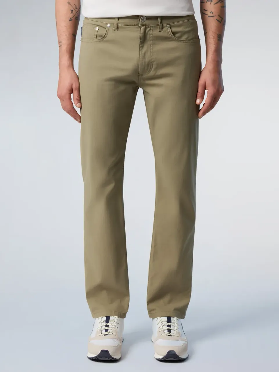 North Sails pantalon 5 poches dobby stretch