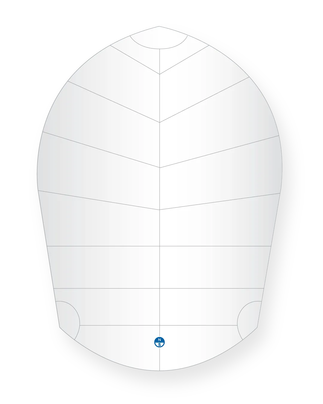 North Sails Thistle DSD spinnaker crosscut reaching
