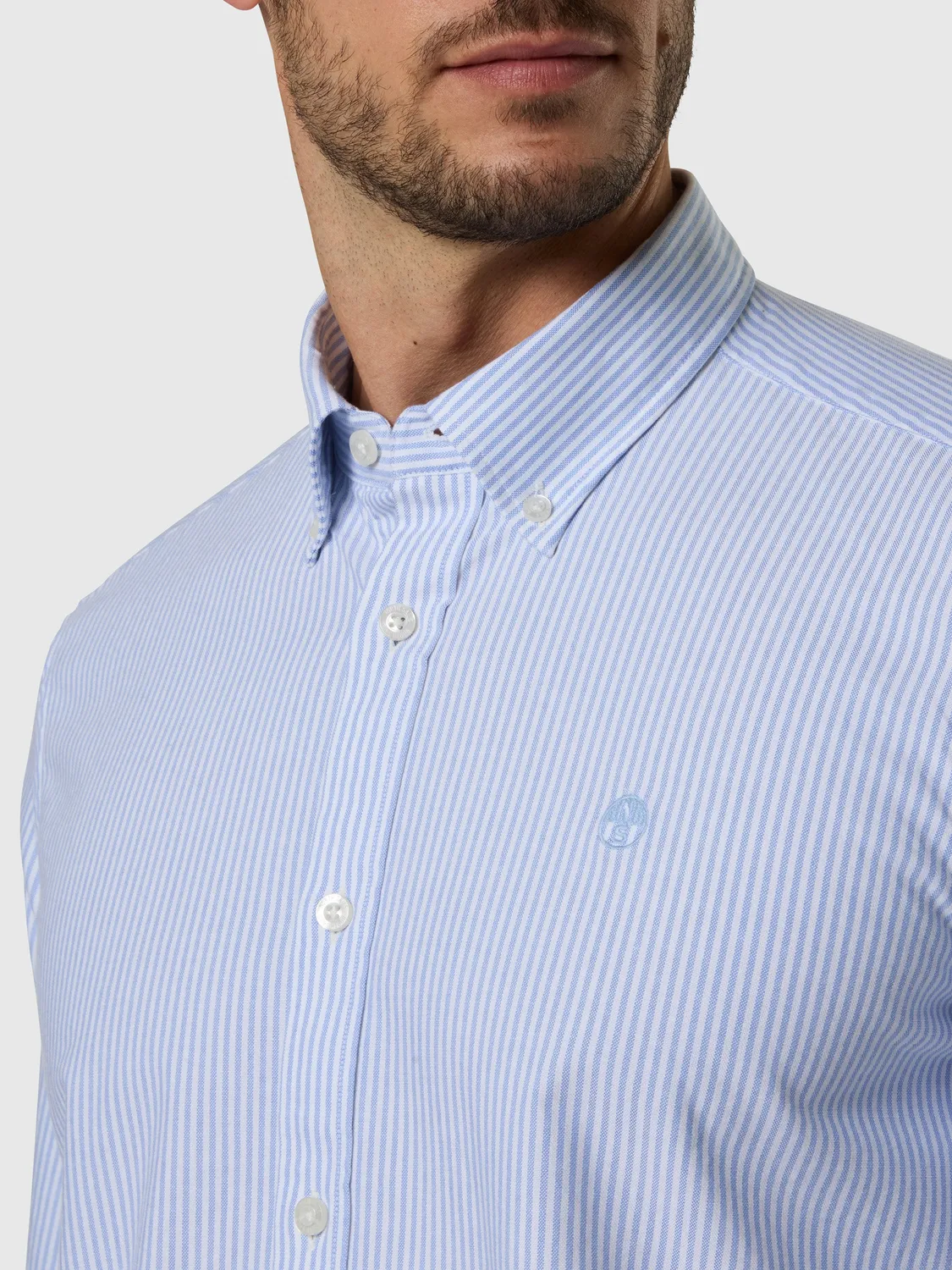 North Sails chemise oxford rayée homme