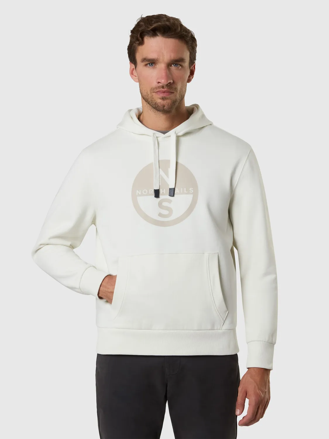 North Sails hoodie maxi logo homme molleton