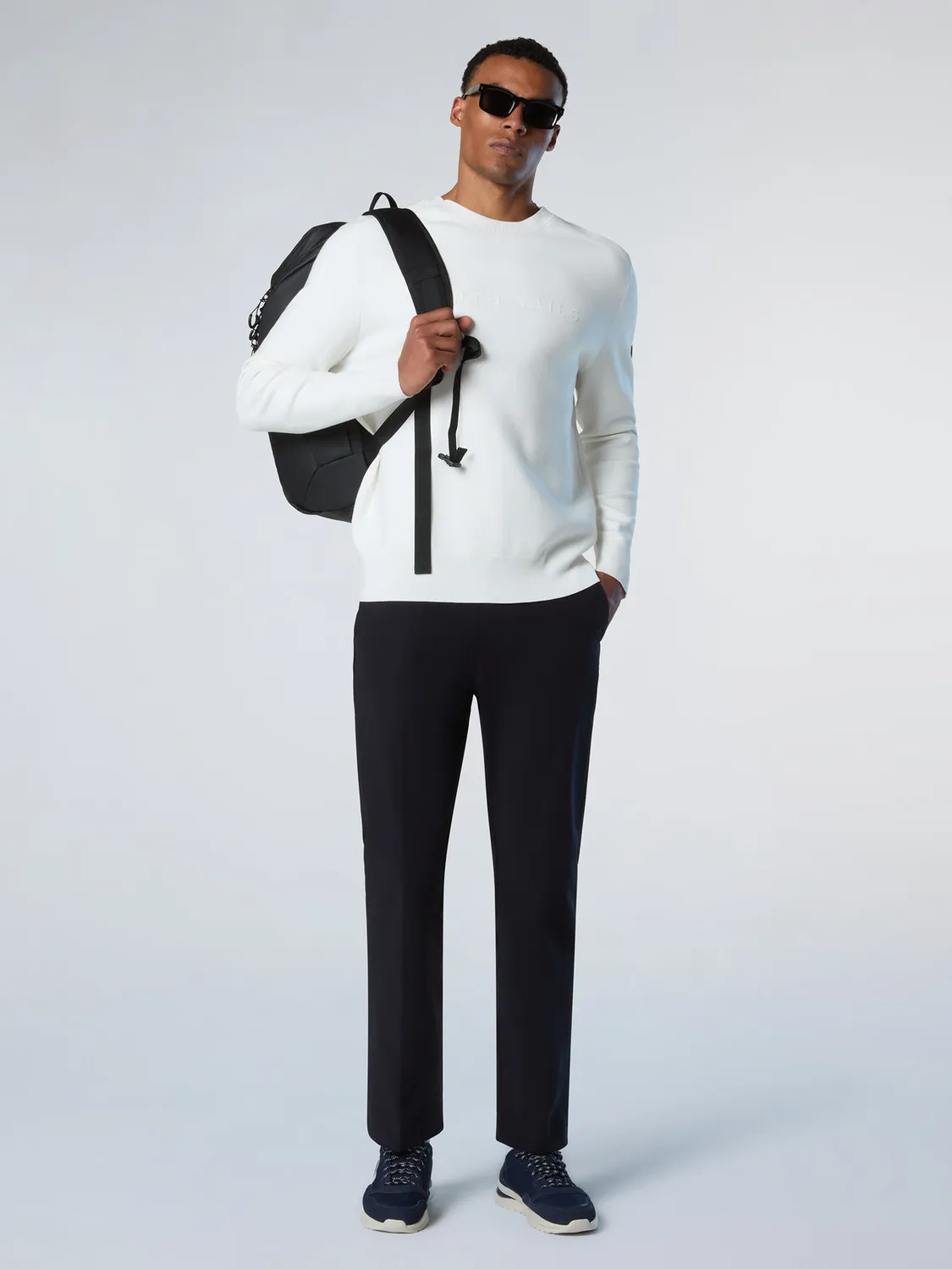 North Sails Defender chino slim stretch nylon poche zippée