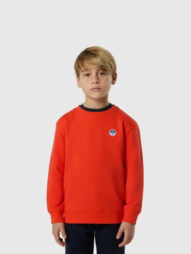 North Sails sweatshirt enfant coton bio patch logo