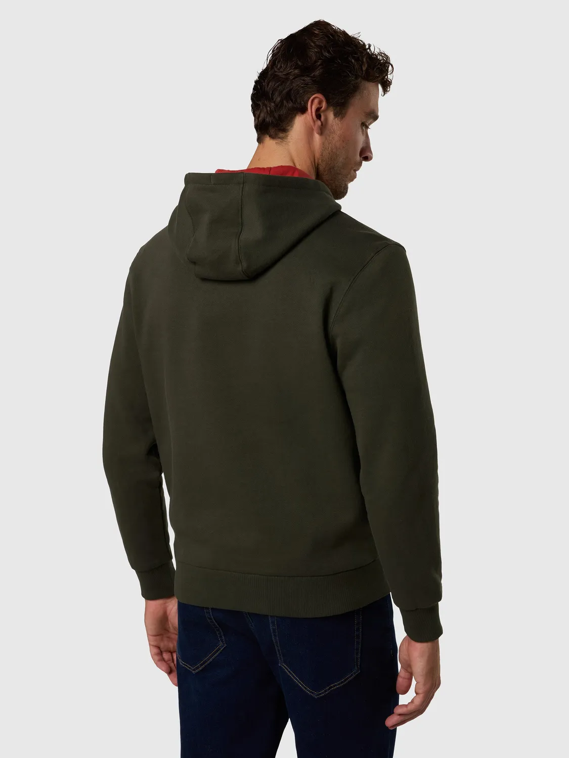 North Sails full-zip sweat zippé capuche forest night