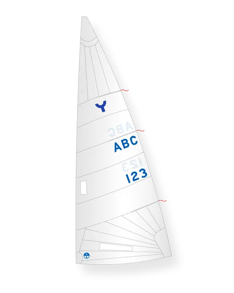 North Sails Yngling GR-3 grand-voile Dacron bi-radiale