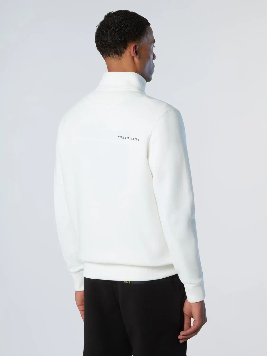 North Sails Piqué Scuba sweat half-zip stretch
