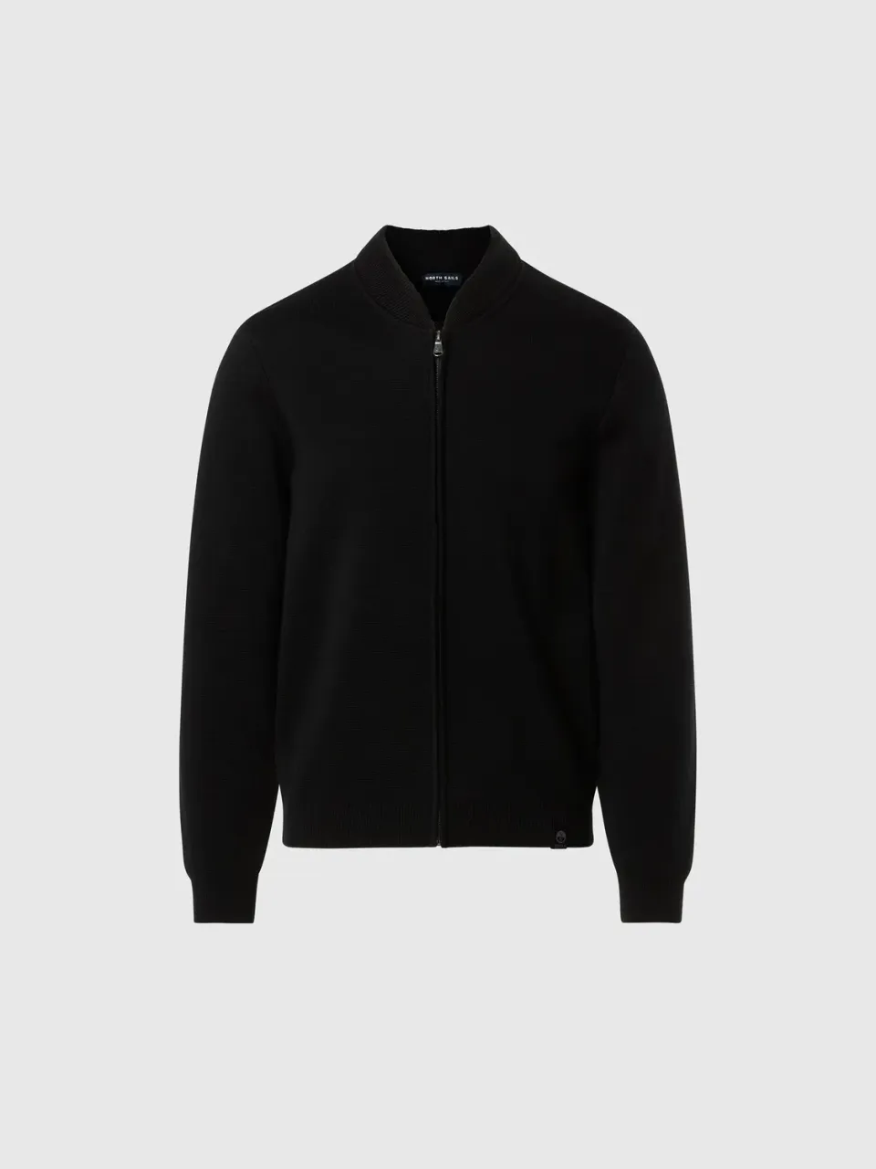 North Sails Tech Wool Gilet zippé noir laine chaude