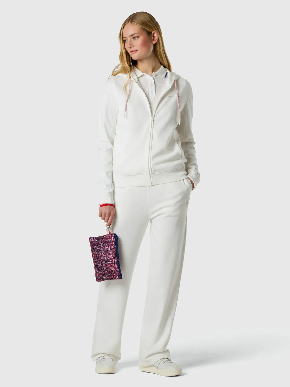 North Sails French Terry sweat zippé capuche respirant