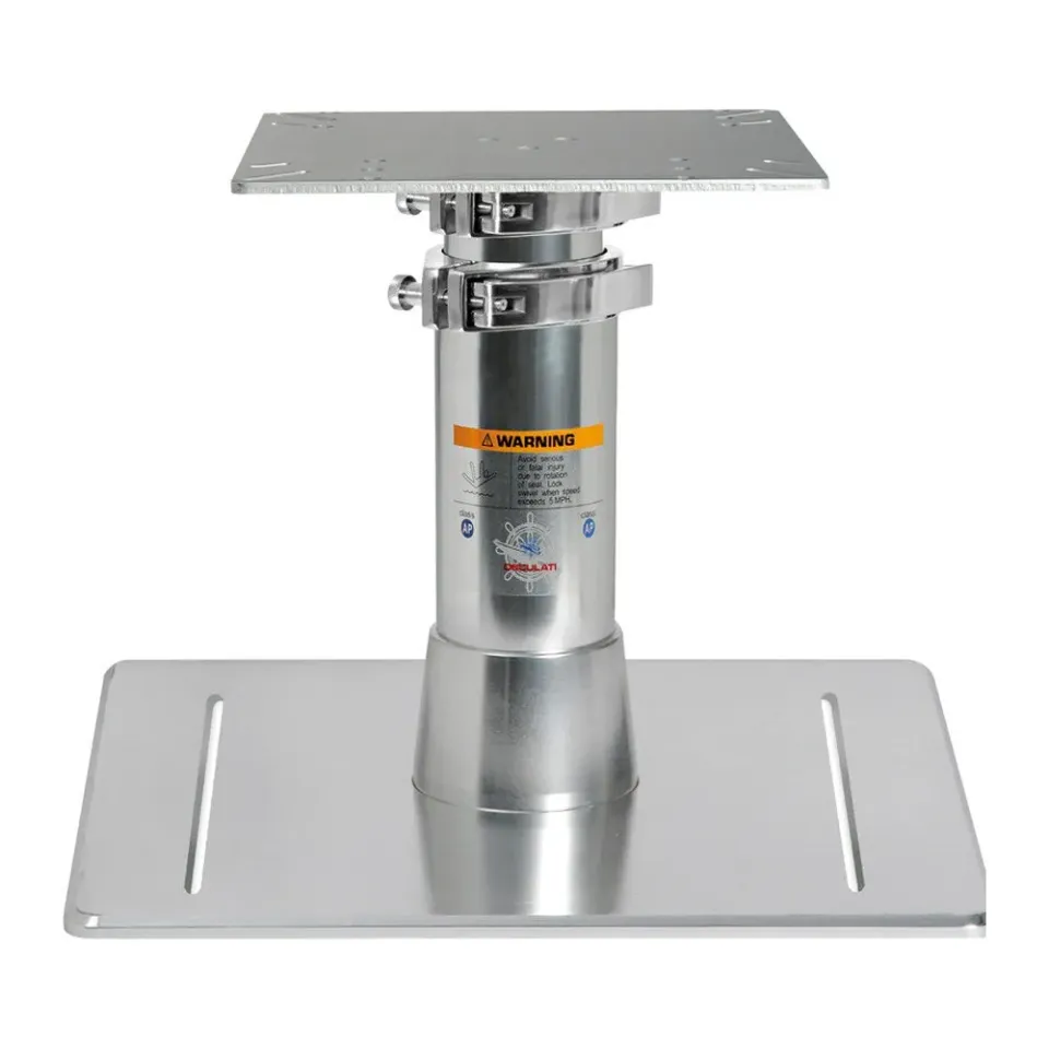 Osculati pied de table base carrée 500x500 mm alu