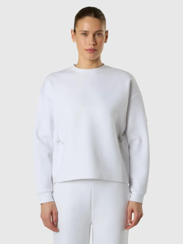 North Sails Interlock sweat col rond fibres recyclées