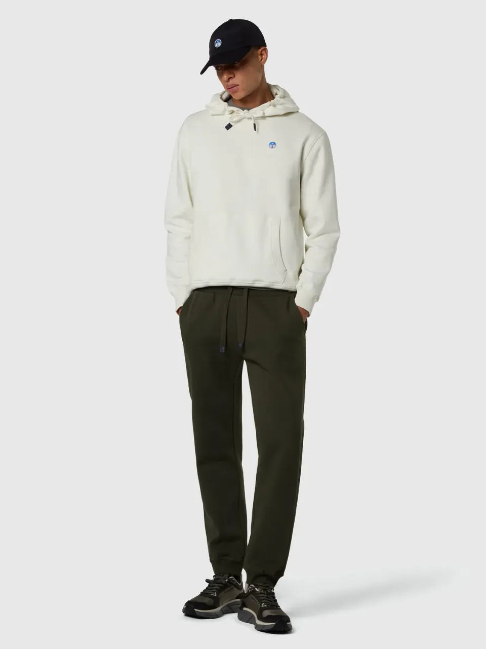 North Sails hoodie sweat capuche logo patch