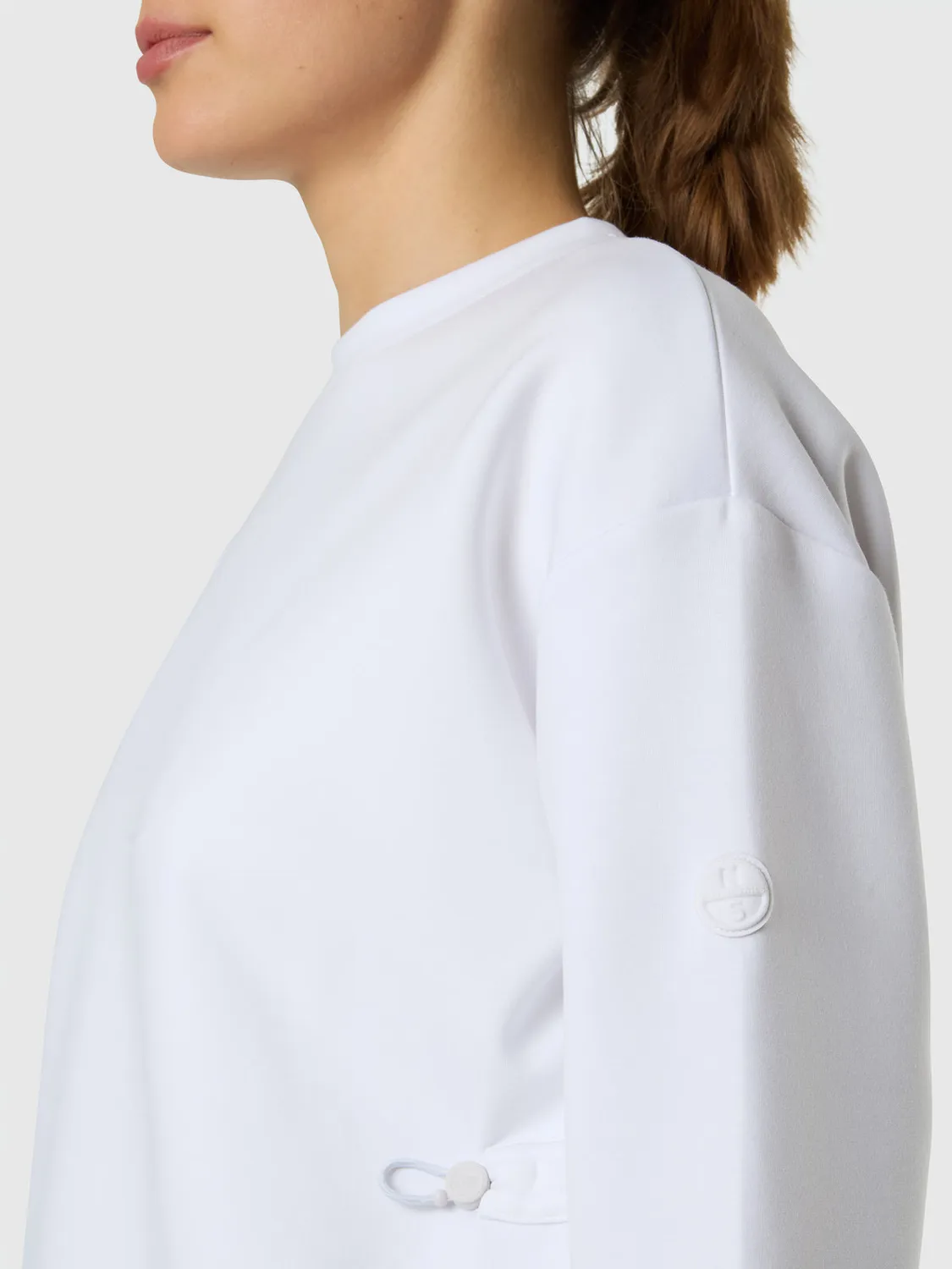 North Sails Interlock sweat col rond fibres recyclées
