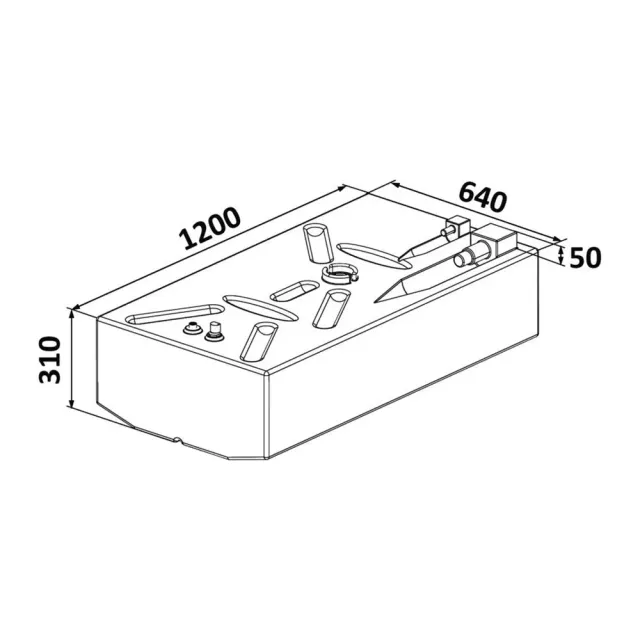 easysea Tank 198L réservoir carburant ISO 21487