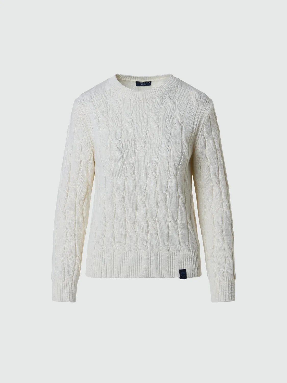 North Sails pull torsades col rond femme doux