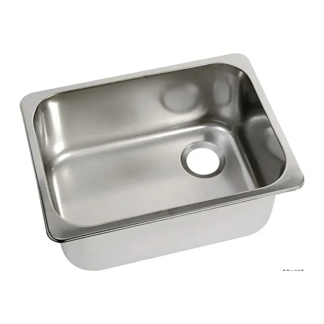 Easysea évier inox rectangulaire 250x360x150 mm bateau