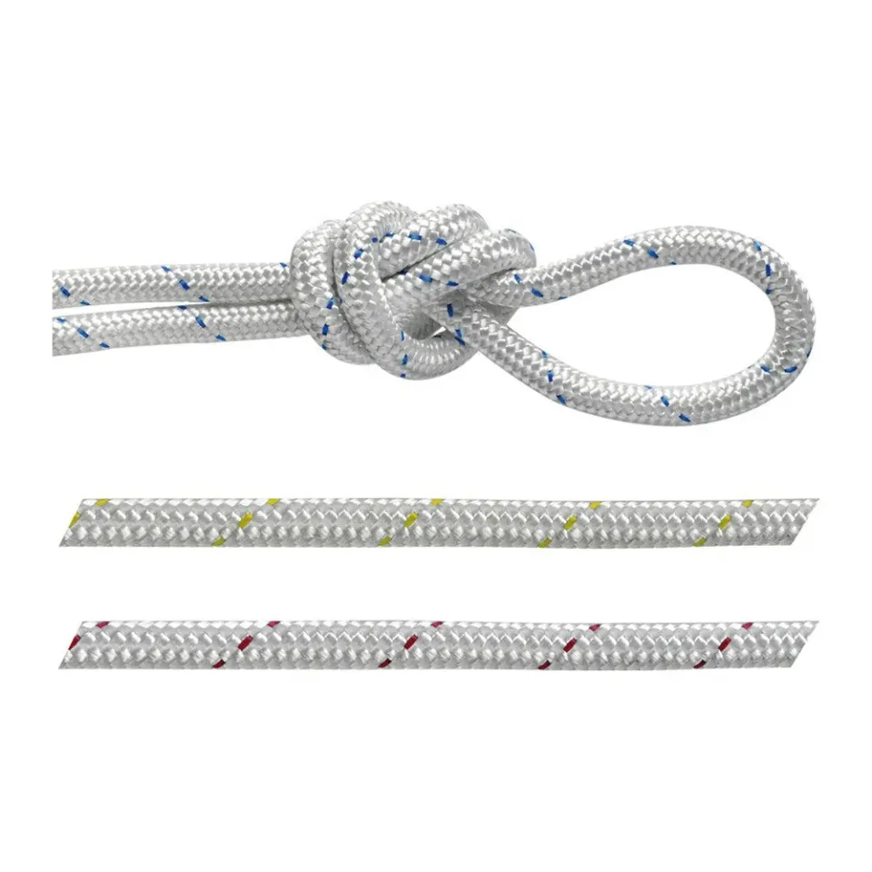 easysea tresse polyester 12 mm blanc bobine 150 m