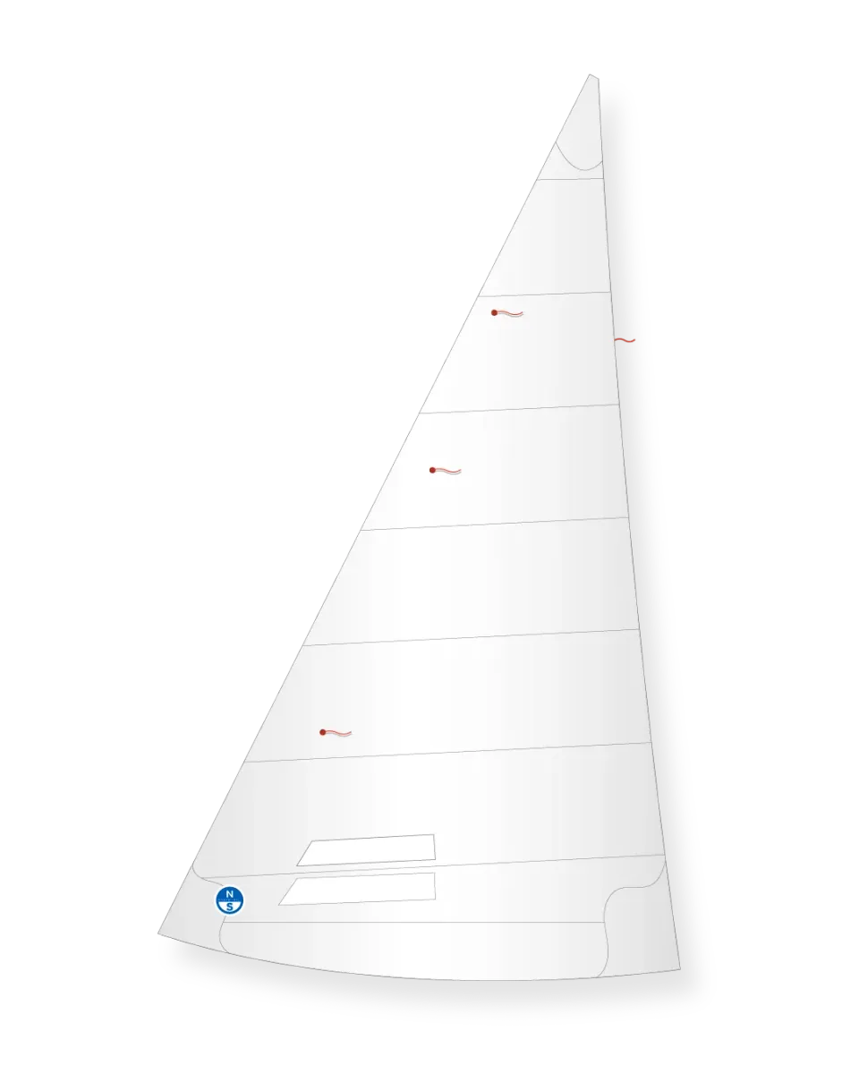 North Sails Regenboog RHJ-3 génois lourd