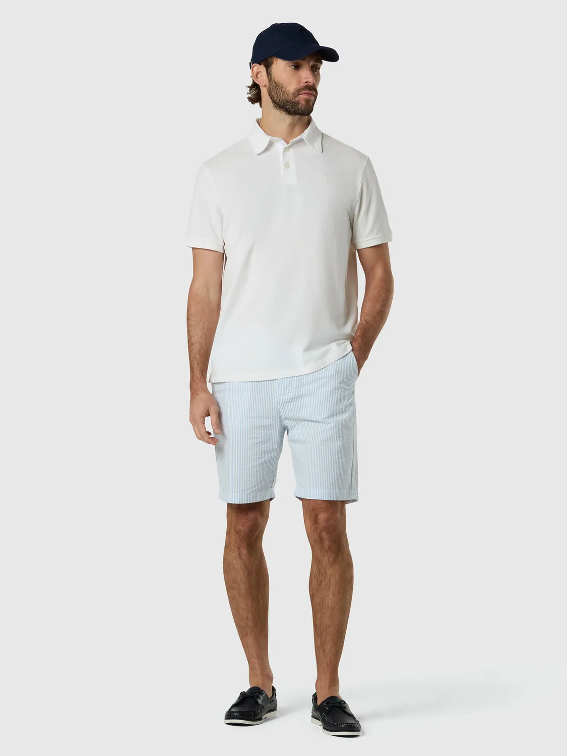North Sails polo brodé piqué coton bio homme