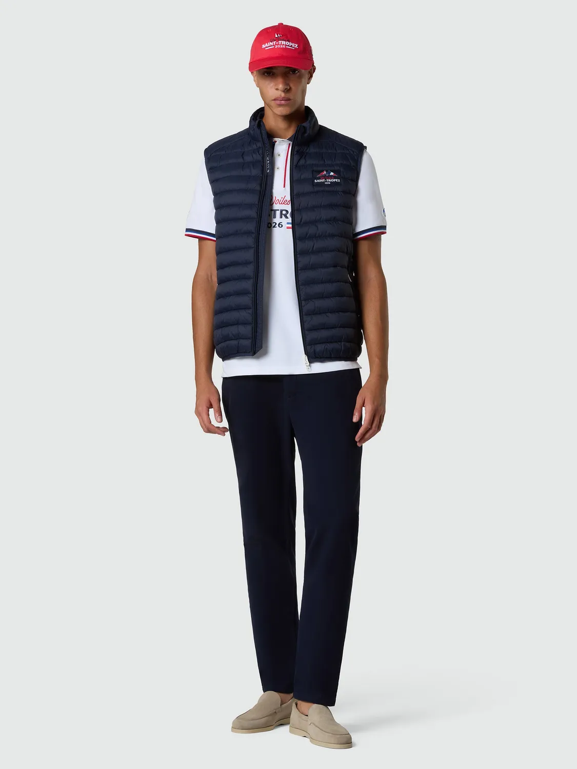 North Sails Saint-Tropez gilet matelassé bleu marine