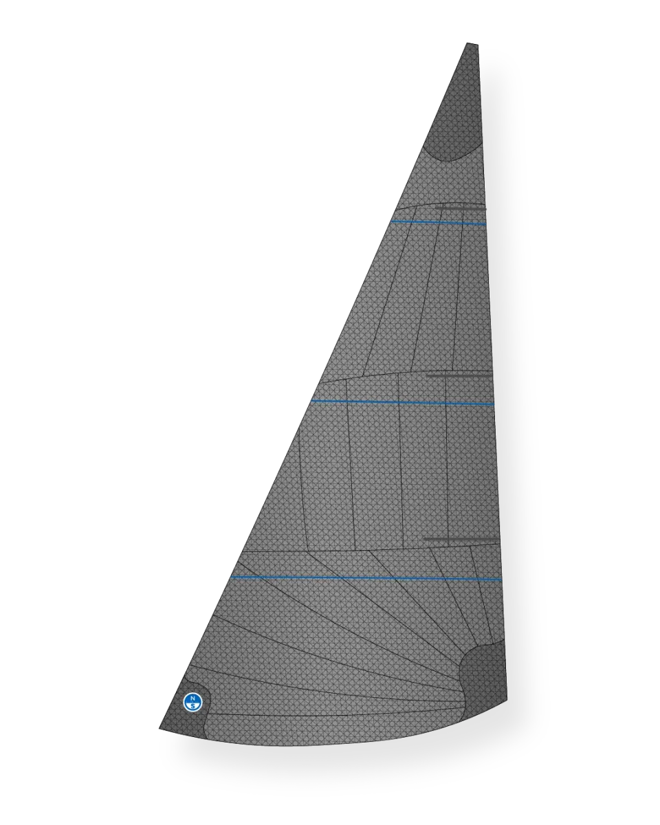North Sails 2.4M HH-2 foc laminate gris lourd
