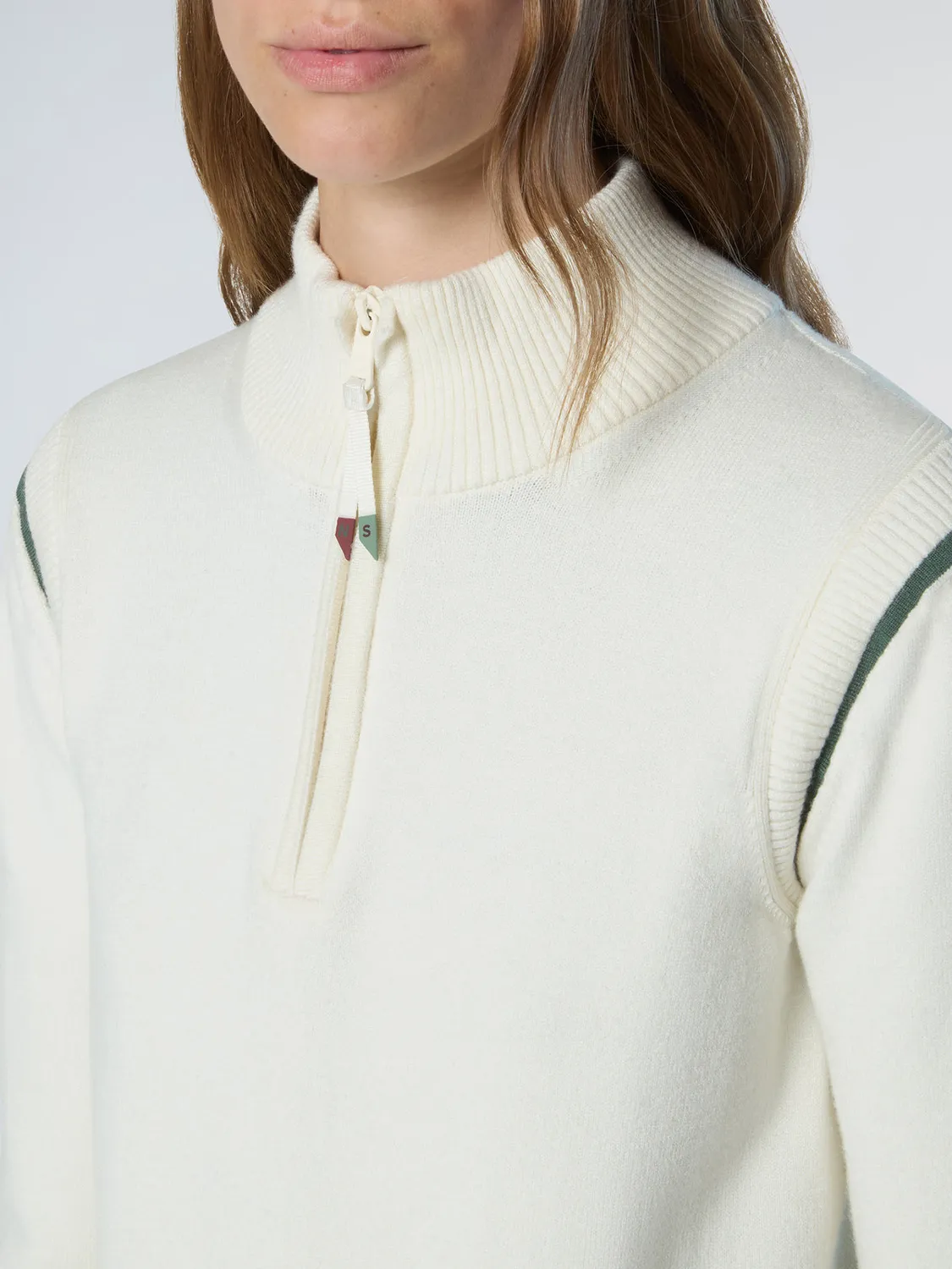 North Sails pull col montant viscose zip Milano