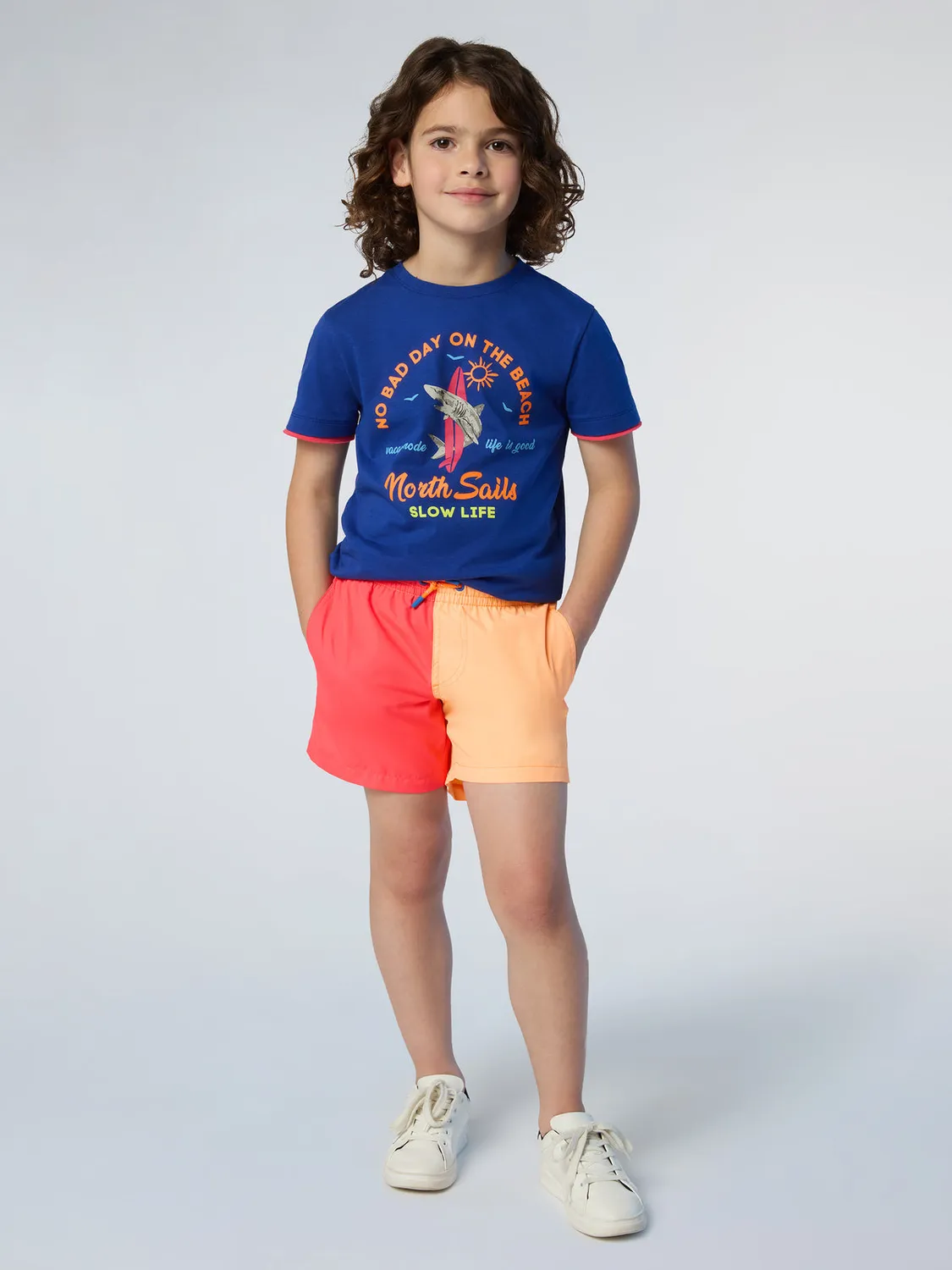 North Sails T-shirt imprime vacance coton bio