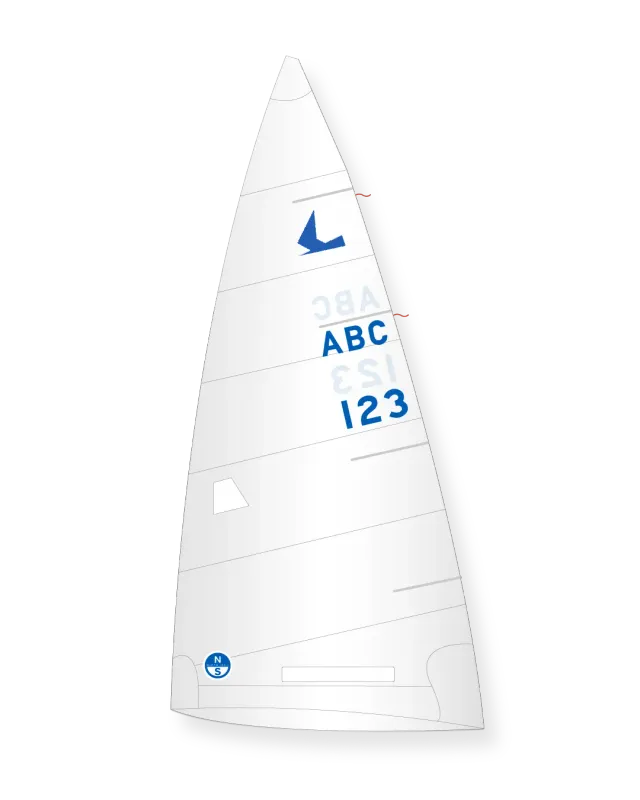 North Sails Schwertzugvogel SV-3 grand-voile coupe transversale