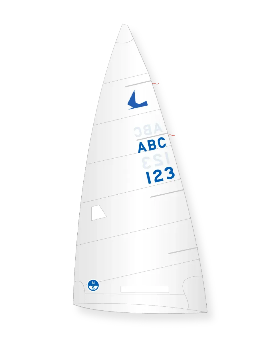 North Sails Schwertzugvogel SV-3 grand-voile coupe transversale