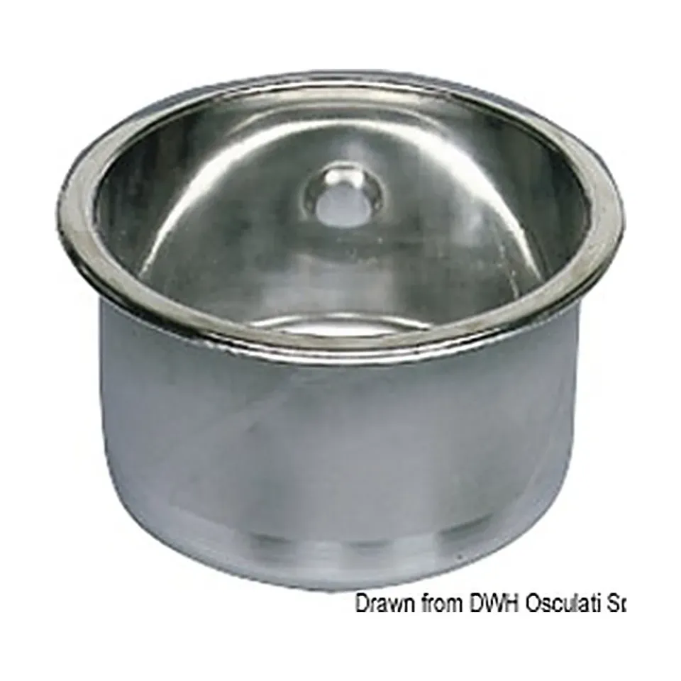 Osculati évier rond inox miroir 285x180 mm bateau