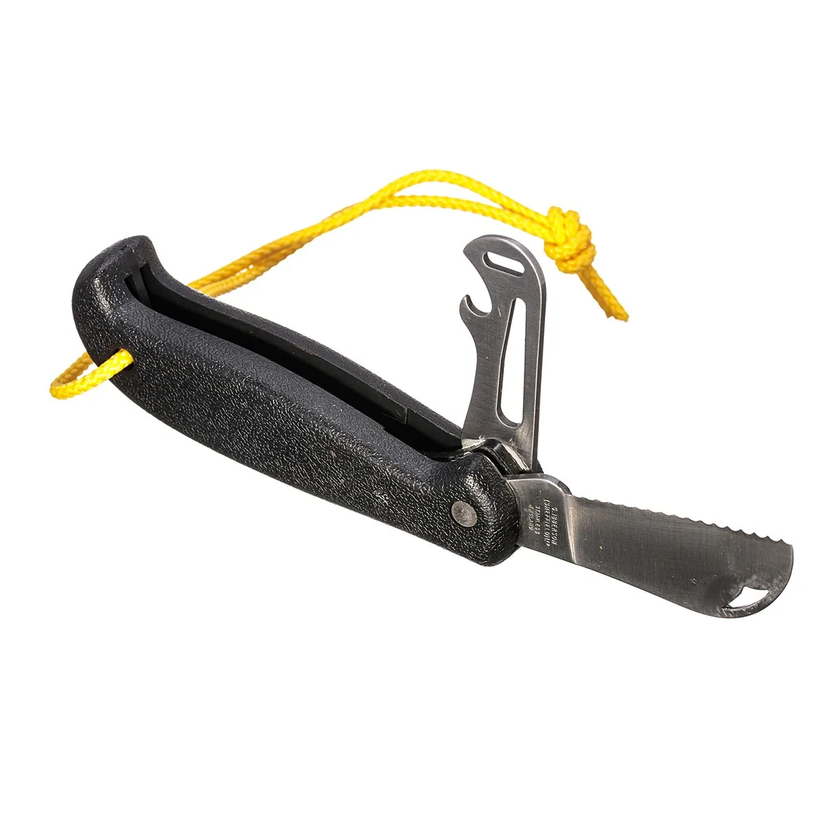 RWO R5152 couteau marin rouge lame crantée clé manille