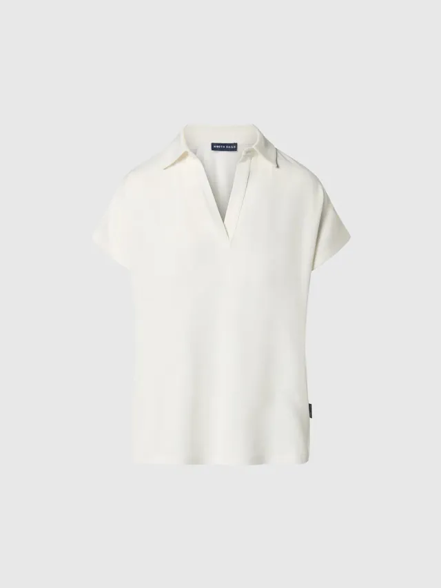 North Sails polo col V modal stretch respirant