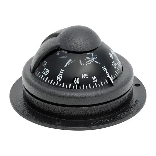 Riviera Comet compas marin 2" noir surface antireflet