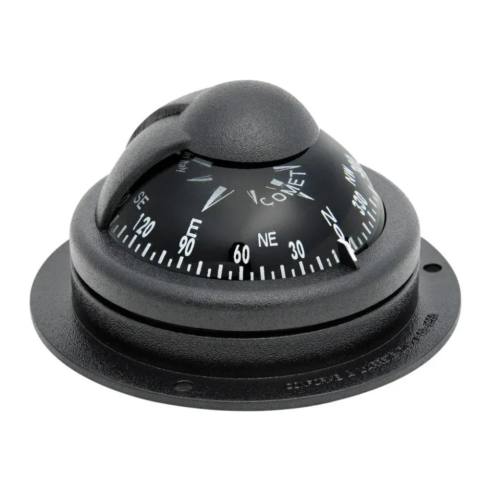 Riviera Comet compas marin 2" noir surface antireflet