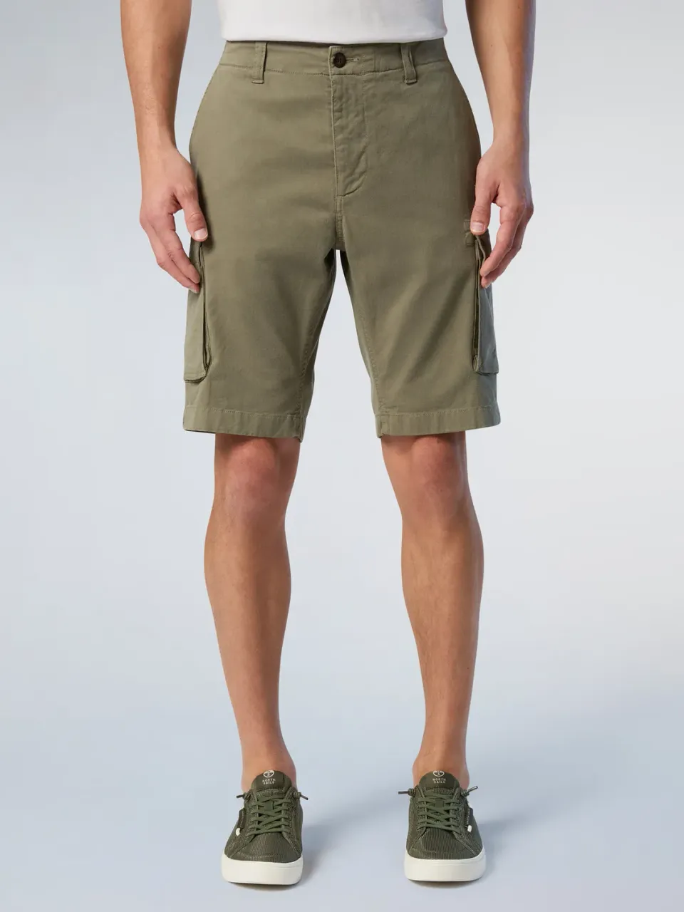 North Sails America short cargo gabardine coton bio
