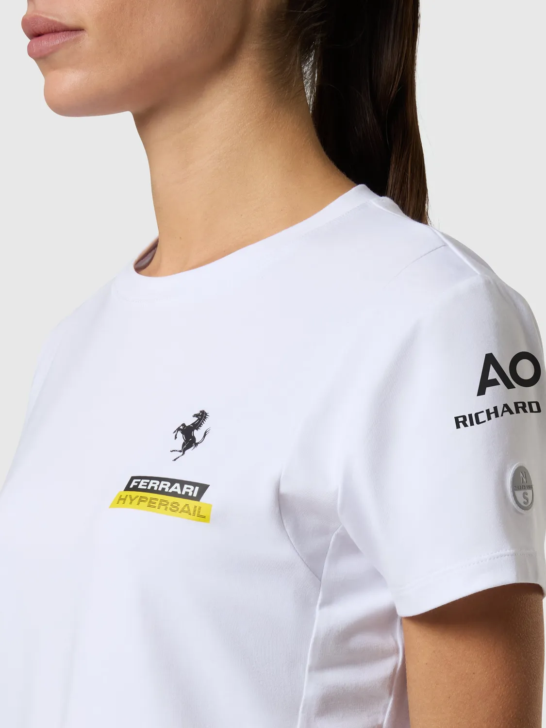 North Sails Ferrari Hypersail t-shirt femme blanc