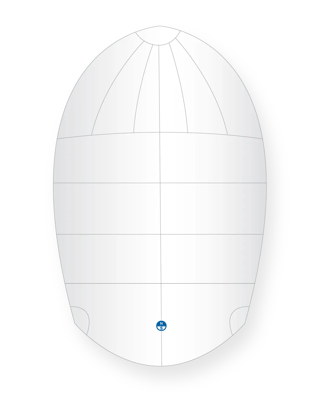 North Sails Bullseye Spinnaker radial régate Norlon